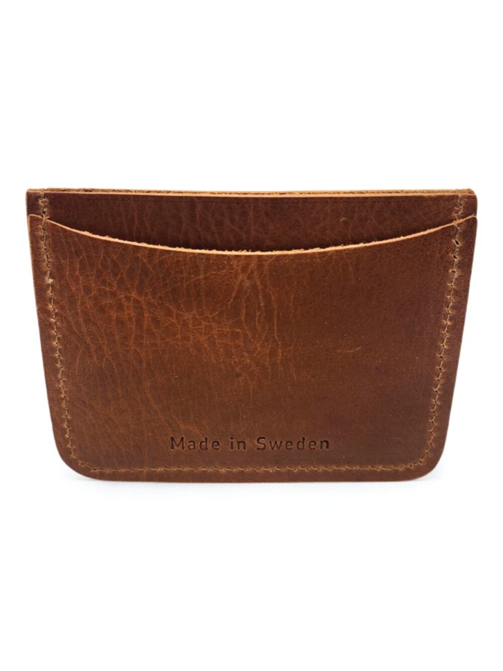 ETON Brown Leather Cardholder & Harry Rosen Pouch - Picture 5 of 9
